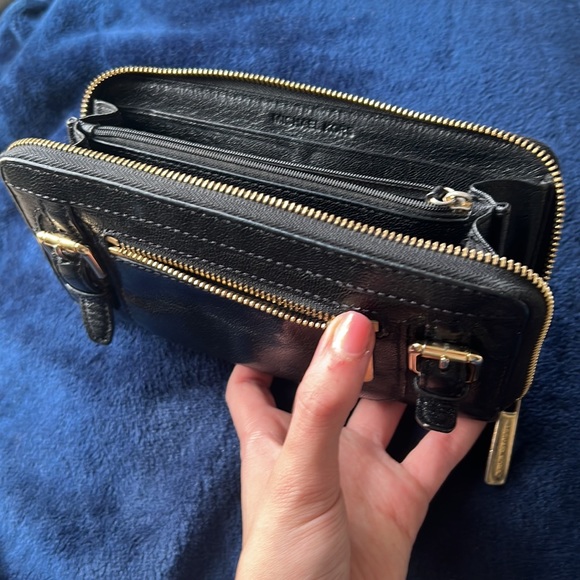 Michael Kors McGraw Zip Around Continental Leather Wallet - Picture 3 of 3